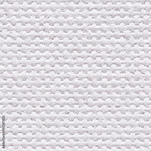 Acrylic canvas texture in shiny white color for new project work. Seamless pattern background.