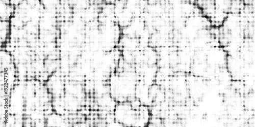 Grunge halftone gradient background. Faded grit noise texture. White
