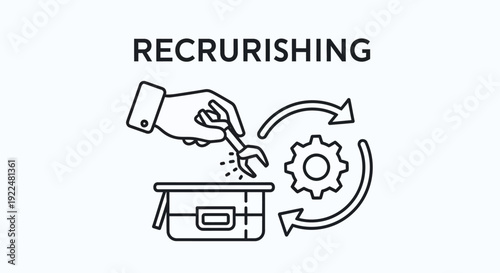 Hand drawn vector illustration of an abstract background sketch featuring a business computer and car service doodle art set