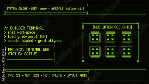 Technical Mono: Retro-Coder Aesthetic