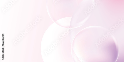 Abstract Bubbles fluid vibrant gradient shapes on white background. abstract motion graphics loop background. Vector illustration