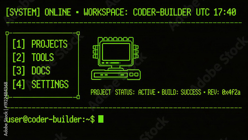 Technical Mono: Retro-Coder Aesthetic