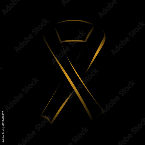 Black Morning Ribbon 