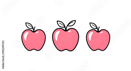 apple, icon, isolated, fruit, green, fresh, juicy, organic, food, healthy, nutrition, vitamin, natural, ripe, sour, illustration, vector, symbol, sign, logo, graphic, design, flat, minimal, outline, l
