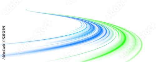 Speedy track streaks with neon waves and laser beams in a futuristic motion.