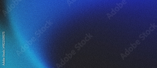 Vibrant blue and teal gradient background with griny noise texture, creating a dynamic and modern abstract texture for digital designs and creative projects.