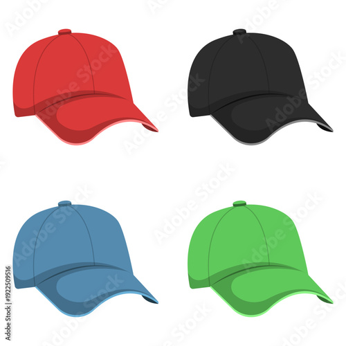 baseball cap vector illustration