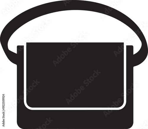 Messenger Sling Bag Silhouettes with Front Flap for Urban Lifestyle and Travel