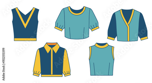 Blouse Line art dynamic abstract creative vector