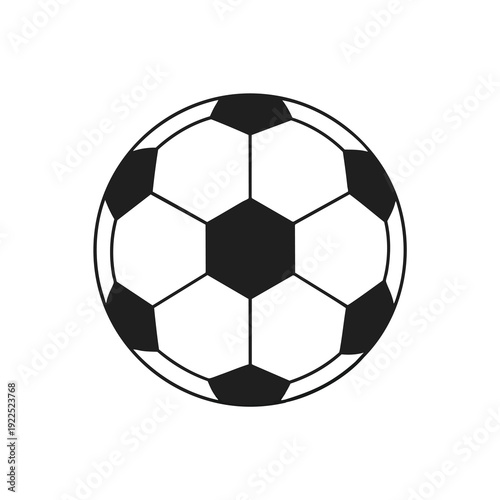 Classic Black and White Soccer Ball for Sports and Recreation