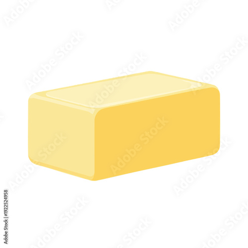 Close up of Fresh Butter Block for Baking and Cooking