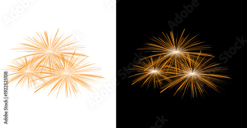 vector illustration of a fireworks