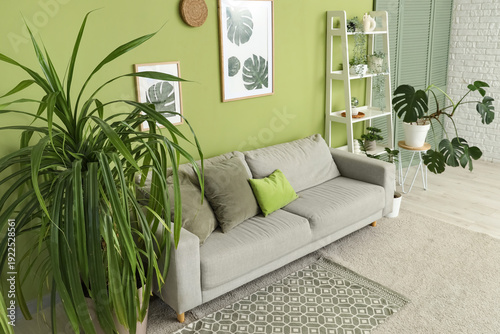 Interior of modern living r...