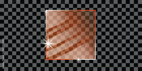 A graphic designer working on a digital project with a transparent background and a silhouette of creative tools