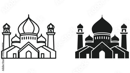 vector illustration of church