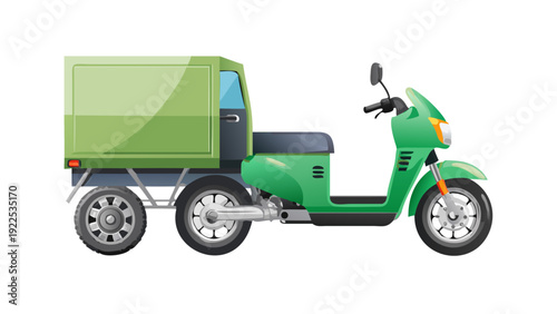 Urban Cargo Scooter for Last Mile Delivery and Logistics Service