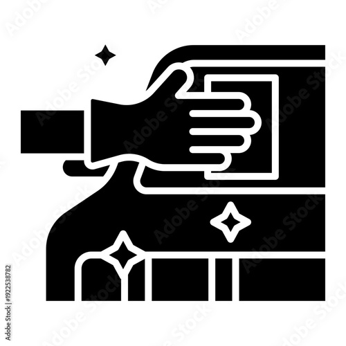 Car Detailing: Hand Applying Wax to Vehicle Body