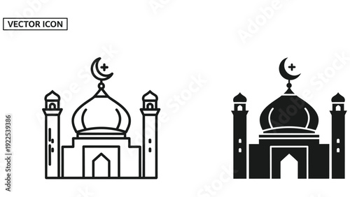 taj mahal vector illustration