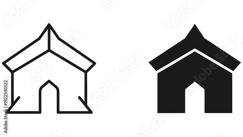 church icon vector illustration