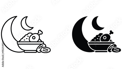 vector illustration of a burning candle with a flame