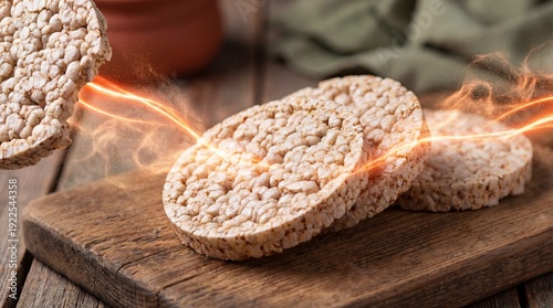 A close-up shot of crispy r...
