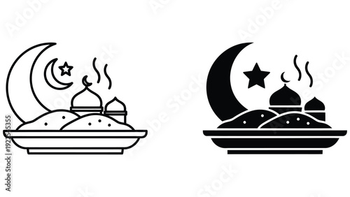 vector illustration of a burning candle