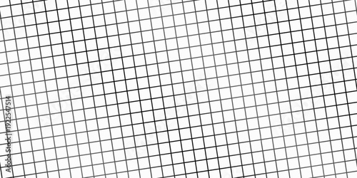 Net texture pattern on white background. Net texture pattern for backdrop and wallpaper. Realistic net pattern with black squares. vector illustration