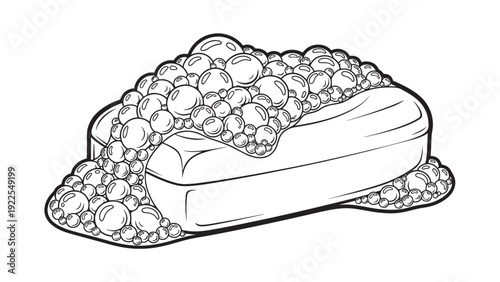 Open burlap sack of assorted beans spilling onto surface.