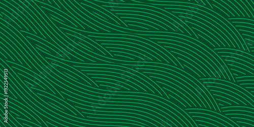 farm green banner, organic abstract background with fields. wavy green lines, natural organic products. ecology background. striped farmer green Pattern