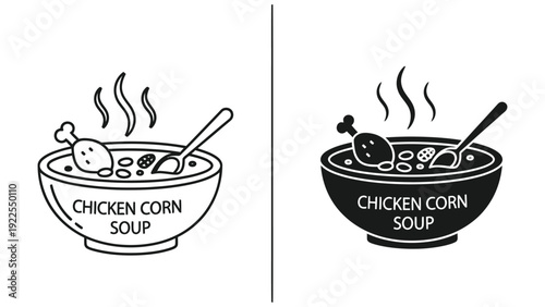 vector illustration of a food
