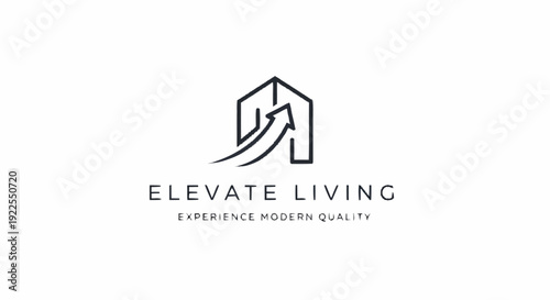 Elevate Living Modern Quality Logo Design.
