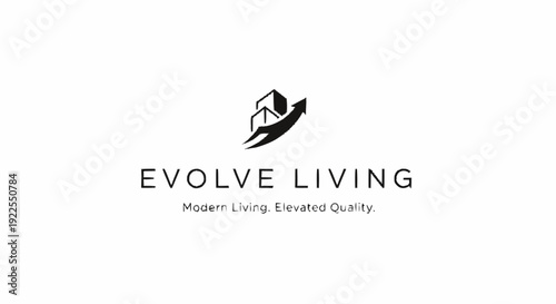 Evolve Living Logo Design Modern Style.