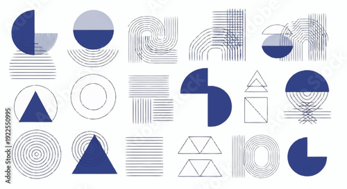 Geometric Shapes and Abstract Design Elements.