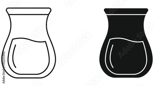 vector illustration of a bottle