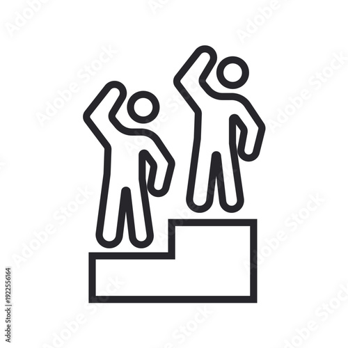 participate icons outline and Flat Style,transparent background