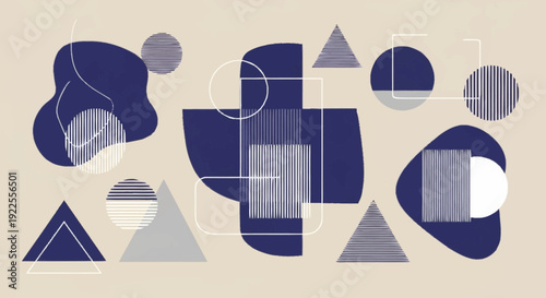 Geometric Shapes in Various Forms and Sizes.