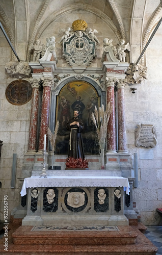 Saint Nicholas Tavelic, altar in the Cathedral of St. James in Sibenik, Croatia