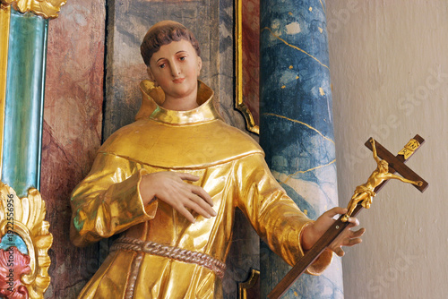Saint Francis Xavier, statue on the Altar of Our Lady of Sorrows in Parish Church of the Visitation of the Virgin Mary in Cucerje, Croatia