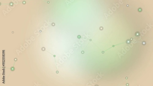 Sparkling Bubbles on Soft Beige Background.