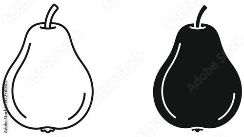 pear isolated on white