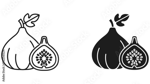 vector illustration of an apple with drop