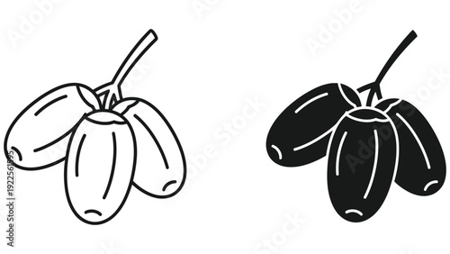 tomato on a white background