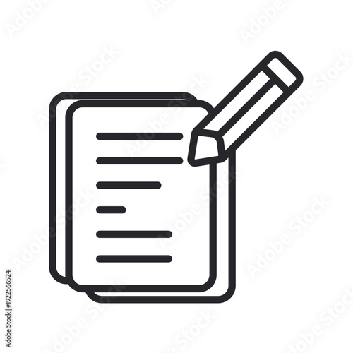 composition icons outline and Flat Style,transparent background