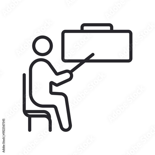 testing icons outline and Flat Style,transparent background