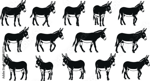 Black Silhouette Candle Icons Set, Melting Wax Drips, Tealights, Candelabra, and Lantern Symbols for Memorial, Religious Vigil, Relaxation, and Holiday Celebrations.