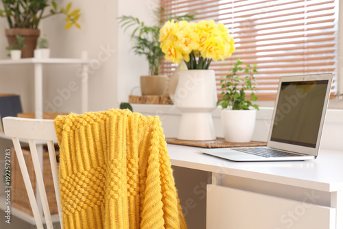 Comfortable workspace with ...