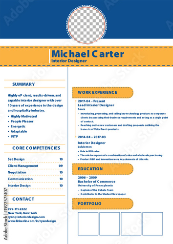 resumes creative and handmade design template