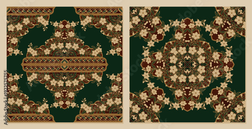 Classic Islamic Jasmine Floral Pattern for Ramadan 2026 and Eid al Fitr 2026
