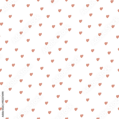 seamless pattern with red hearts