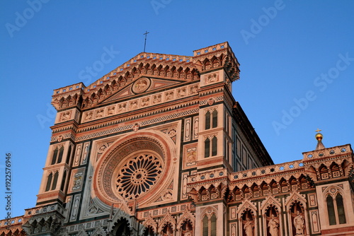 Piazza del Duomo and cathedral of Santa Maria del Fiore, Florence, Italy